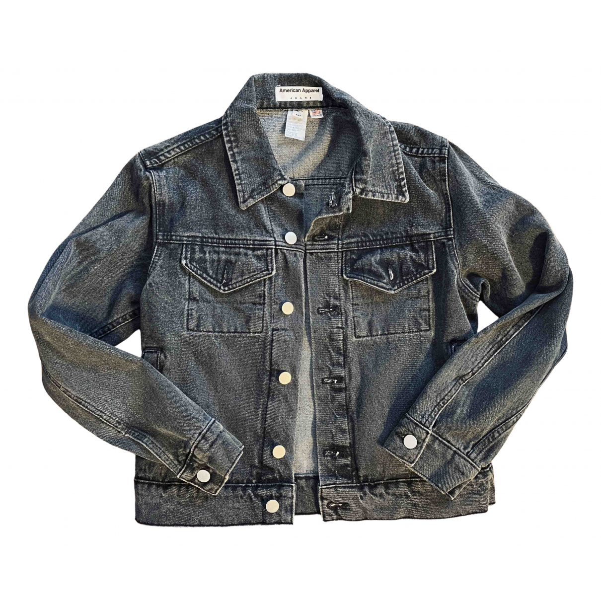 Jacket American Apparel Grey size 36 FR 